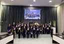 Alunos da Escola Augusto Weyand participam de experiência legislativa na Câmara de Apucarana
