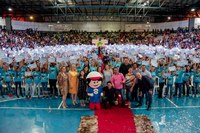 Alunos da rede municipal concluem o 5º ano do ensino fundamental e participam de formatura no Lagoão