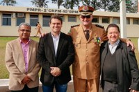 Bertoli participa de comemoração ao Dia do Patrono da Polícia Militar do Paraná