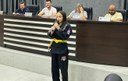Câmara de Apucarana homenageia atleta de jiu-jítsu Pietra Rochisnki