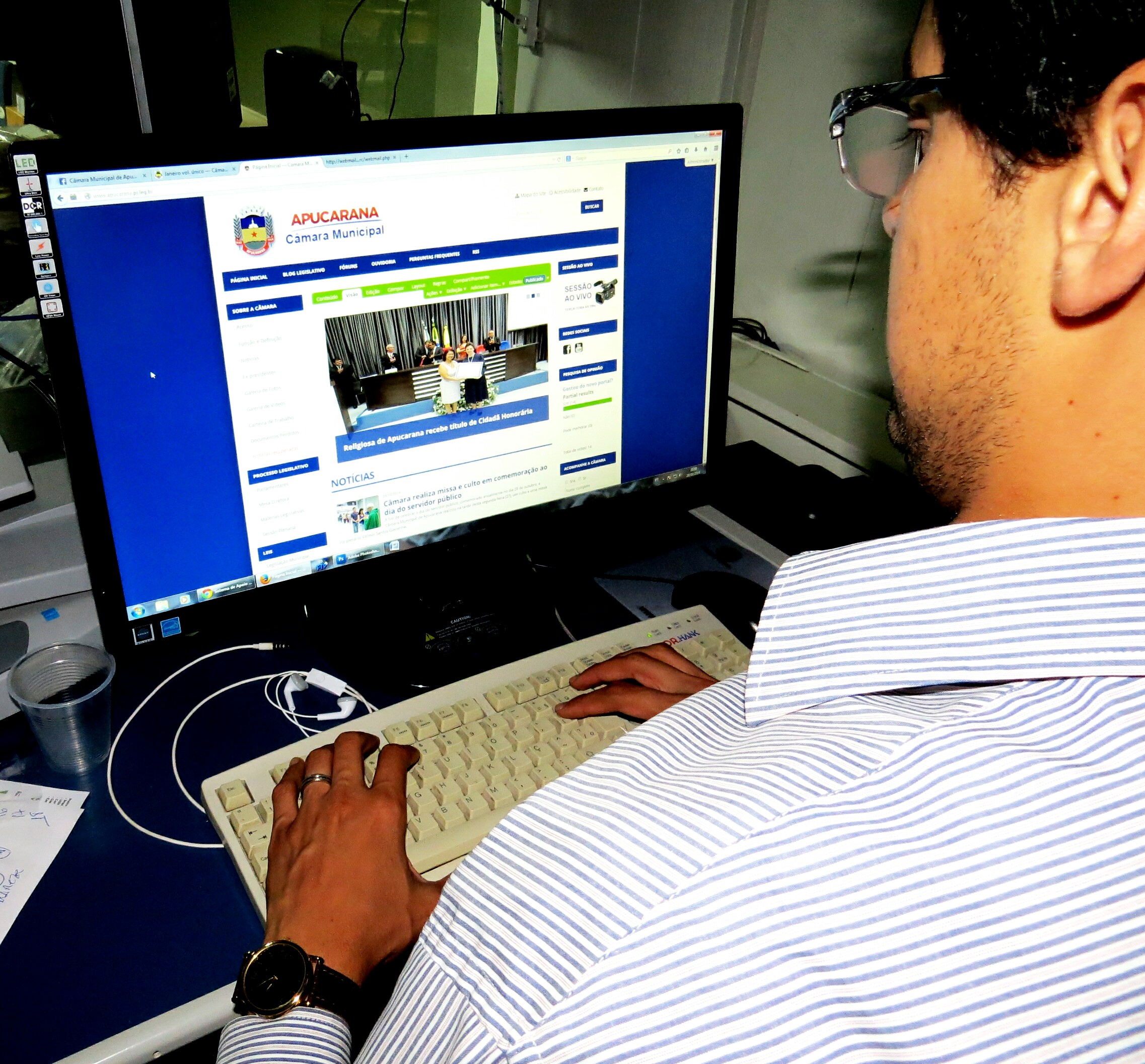 Câmara de Apucarana lança novo portal na internet