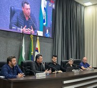 Câmara de Apucarana recebe visita do deputado federal Sérgio Souza