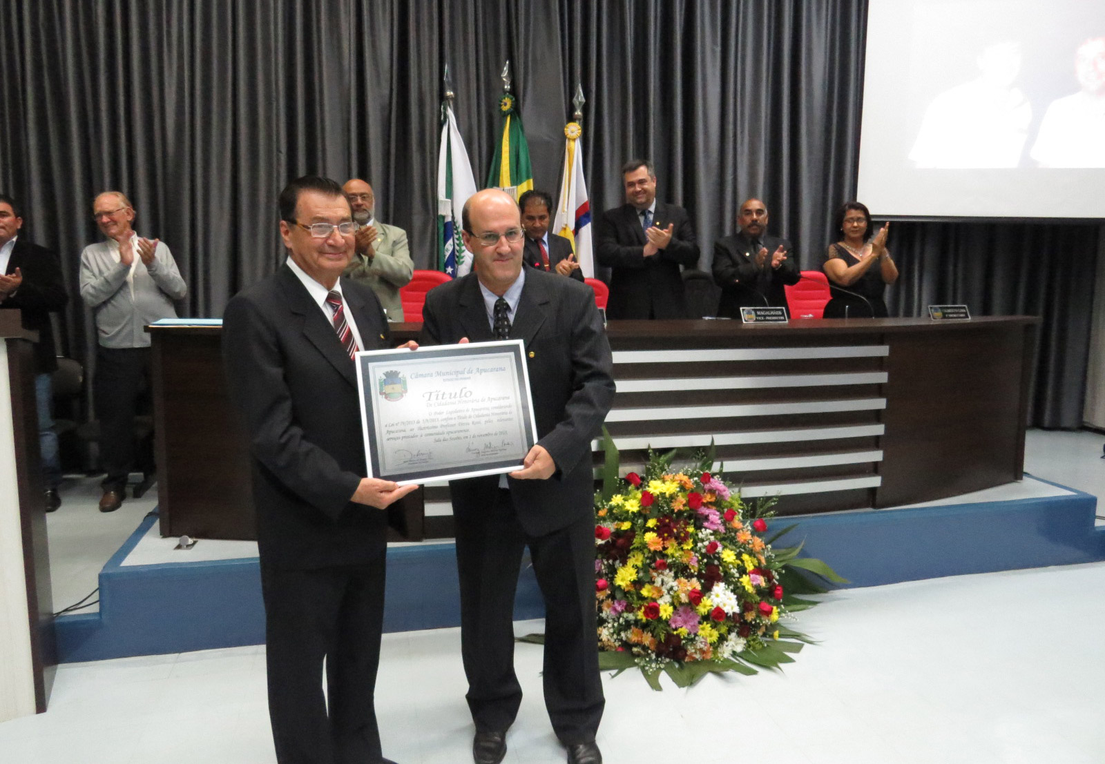 Câmara entrega título de Cidadão Honorário ao professor Dirceu Rossi
