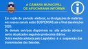 CÂMARA MUNICIPAL DE APUCARANA INFORMA