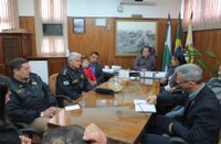 Comando da PM e vereadores discutem melhorias para segurança do município