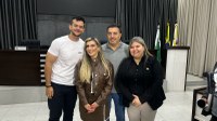 Deputada Flávia Francischini participa de coletiva na Câmara de Apucarana