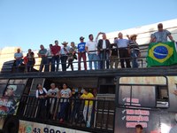 Durante Sessão Ordinária, caminhoneiros participam de ato na Câmara e Prefeitura de Apucarana