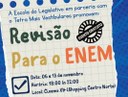 Escola do Legislativo de Apucarana promove “Intensivão do Enem” com aulas gratuitas
