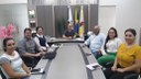 Irmã Geovana Ramos e equipe apresentam novos projetos ao presidente Molina
