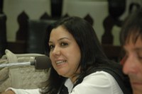 Lucimar comemora anúncio da Delegacia da Mulher