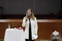 Márcia Sousa participa de debate no Colégio Glorinha