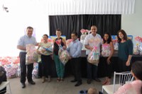 Parceria com empresa Mili garante entrega de kits a gestantes