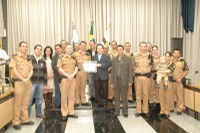 Patrulha Escolar é homenageada na Câmara