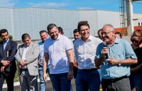 Poim e Junior da Femac entregam as obras de pavimentação da Avenida Cesário Festi 