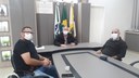 Poim recebe diretor reeleito do Colégio Estadual Coronel Luiz José dos Santos, Joacy Cessel