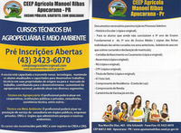 Pré inscrições para Cursos Técnicos em Agropecuária e Meio Ambiente estão abertas no Colégio Agrícola