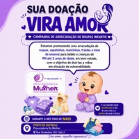 Procuradoria da Mulher de Apucarana promove campanha solidária de arrecadação de itens infantis