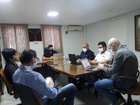 Tiago Cordeiro e Lucas Leugi se reúnem com representantes da Copel e solicitam providências quanto a cabos e fios soltos em postes da cidade