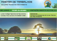 Utilidade Pública: Colégio Agrícola Manoel Ribas realiza Mostra de Trabalhos do Curso Técnico em Meio Ambiente