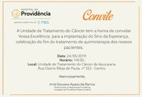 Utilidade Pública: Hospital da Providência implanta "Sino da Esperança"