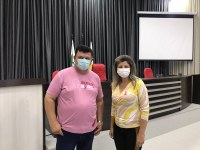 Vereadora Jossuela recebe vereador Toninho da Ambulância de Arapongas