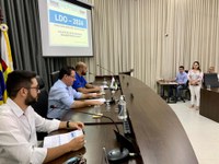 Vereadores acompanham audiência sobre diretrizes orçamentárias de 2024