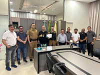 Vereadores de Apucarana recebem comandante da Polícia Militar