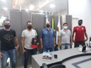 Vereadores recebem técnico do Apucarana Sports 