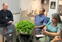 Vereadores se reúnem com bispo para discutir temas sociais